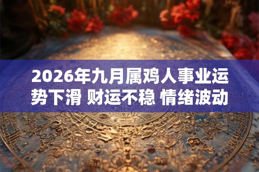 2026年九月属鸡人事业运势下滑 财运不稳 情绪波动较大 2026年九月属鸡人事业运势下滑 财运不稳 情绪波动较大
