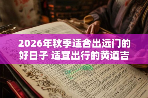2026年秋季适合出远门的好日子 适宜出行的黄道吉日 2026年秋季适合出远门的好日子 适宜出行的黄道吉日