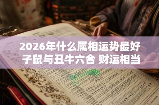 2026年什么属相运势最好 子鼠与丑牛六合 财运相当不错 2026年什么属相运势最好 子鼠与丑牛六合 财运相当不错