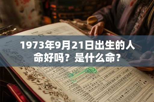 1973年9月21日出生的人命好吗?是什么命? 1973年9月21日出生的人命好吗?是什么命?