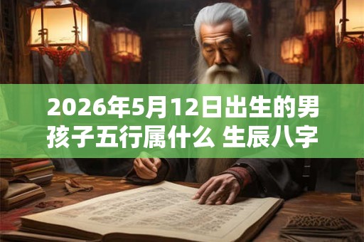 2026年5月12日出生的男孩子五行属什么 生辰八字取名 2026年5月12日出生的男孩子五行属什么 生辰八字取名