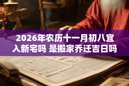 2026年农历十一月初八宜入新宅吗 是搬家乔迁吉日吗 2026年农历十一月初八宜入新宅吗 是搬家乔迁吉日吗