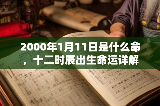 2000年1月11日是什么命,十二时辰出生命运详解 2000年1月11日是什么命,十二时辰出生命运详解