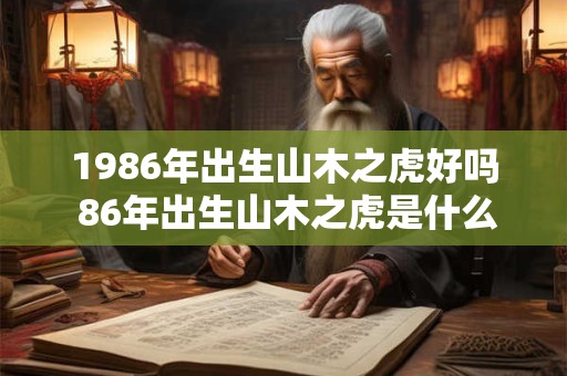 1986年出生山木之虎好吗 86年出生山木之虎是什么命