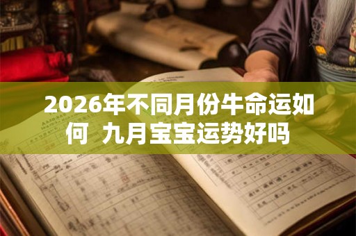 2026年不同月份牛命运如何  九月宝宝运势好吗