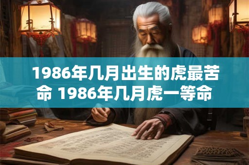 1986年几月出生的虎最苦命 1986年几月虎一等命 1986年几月出生的虎最苦命 1986年几月虎一等命