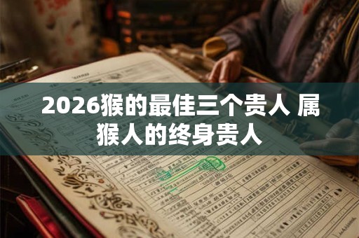 2026猴的最佳三个贵人 属猴人的终身贵人 2026猴的最佳三个贵人 属猴人的终身贵人
