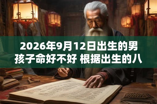 2026年9月12日出生的男孩子命好不好 根据出生的八字取名字 2026年9月12日出生的男孩子命好不好 根据出生的八字取名字