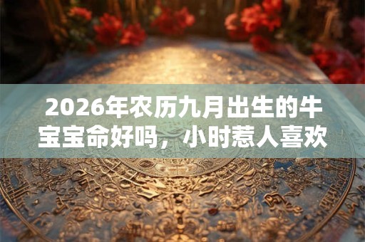 2026年农历九月出生的牛宝宝命好吗，小时惹人喜欢，长大招领导器重