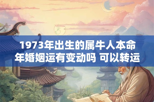 1973年出生的属牛人本命年婚姻运有变动吗 可以转运吗