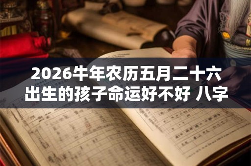 2026牛年农历五月二十六出生的孩子命运好不好 八字旺吗 2026牛年农历五月二十六出生的孩子命运好不好 八字旺吗