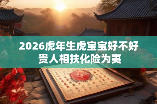 2026虎年生虎宝宝好不好 贵人相扶化险为夷 2026虎年生虎宝宝好不好 贵人相扶化险为夷