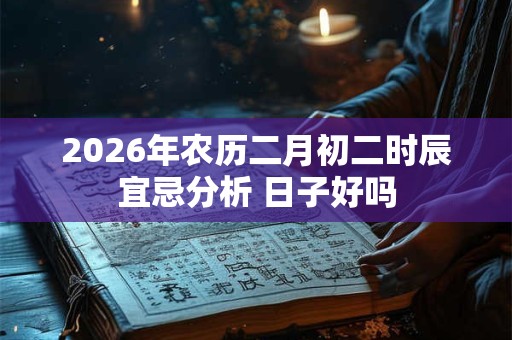 2026年农历二月初二时辰宜忌分析 日子好吗