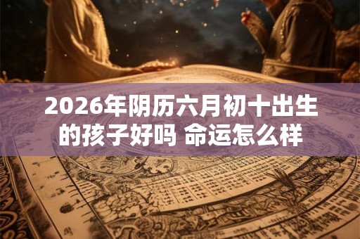 2026年阴历六月初十出生的孩子好吗 命运怎么样 2026年阴历六月初十出生的孩子好吗 命运怎么样