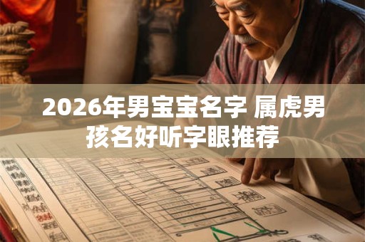 2026年男宝宝名字 属虎男孩名好听字眼推荐 2026年男宝宝名字 属虎男孩名好听字眼推荐
