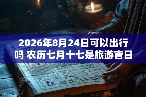 2026年8月24日可以出行吗 农历七月十七是旅游吉日吗 2026年8月24日可以出行吗 农历七月十七是旅游吉日吗