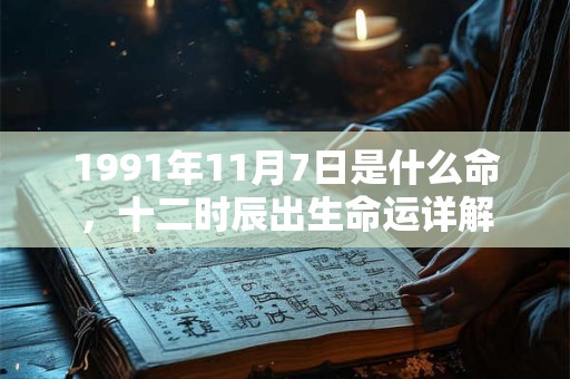 1991年11月7日是什么命,十二时辰出生命运详解 1991年11月7日是什么命,十二时辰出生命运详解