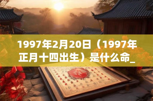 1997年2月20日(1997年正月十四出生)是什么命_命运如何 1997年2月20日(1997年正月十四出生)是什么命_命运如何