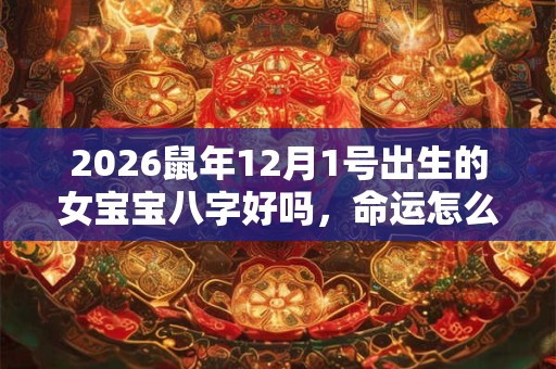 2026鼠年12月1号出生的女宝宝八字好吗,命运怎么样 2026鼠年12月1号出生的女宝宝八字好吗,命运怎么样