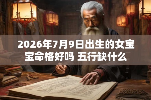 2026年7月9日出生的女宝宝命格好吗 五行缺什么 2026年7月9日出生的女宝宝命格好吗 五行缺什么