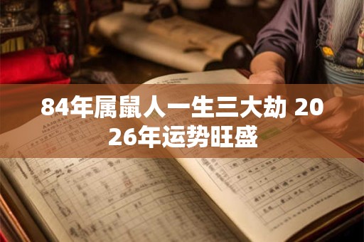 84年属鼠人一生三大劫 2026年运势旺盛 84年属鼠人一生三大劫 2026年运势旺盛