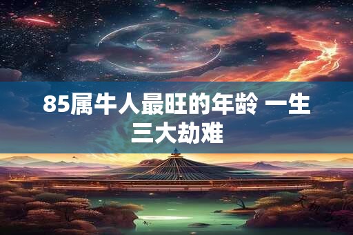85属牛人最旺的年龄 一生三大劫难 85属牛人最旺的年龄 一生三大劫难
