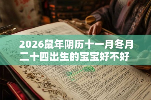 2026鼠年阴历十一月冬月二十四出生的宝宝好不好 五行缺什么 2026鼠年阴历十一月冬月二十四出生的宝宝好不好 五行缺什么
