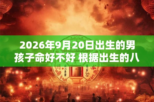 2026年9月20日出生的男孩子命好不好 根据出生的八字取名字 2026年9月20日出生的男孩子命好不好 根据出生的八字取名字