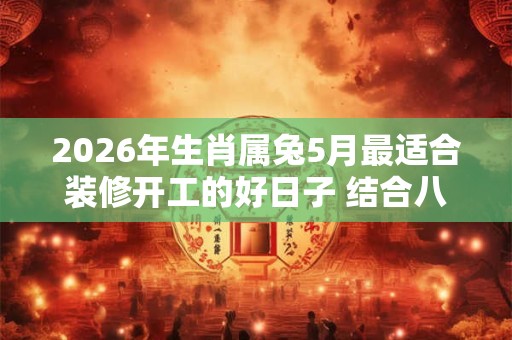 2026年生肖属兔5月最适合装修开工的好日子 结合八字查询