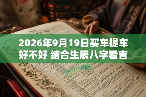 2026年9月19日买车提车好不好 结合生辰八字看吉日 2026年9月19日买车提车好不好 结合生辰八字看吉日