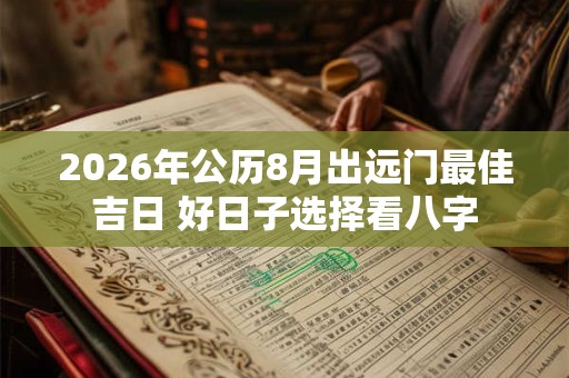 2026年公历8月出远门最佳吉日 好日子选择看八字 2026年公历8月出远门最佳吉日 好日子选择看八字