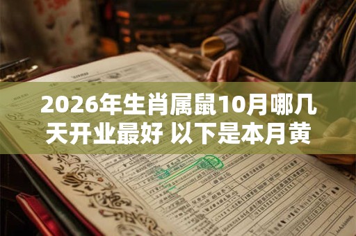 2026年生肖属鼠10月哪几天开业最好 以下是本月黄道吉日 2026年生肖属鼠10月哪几天开业最好 以下是本月黄道吉日