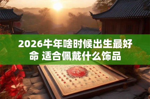 2026牛年啥时候出生最好命 适合佩戴什么饰品