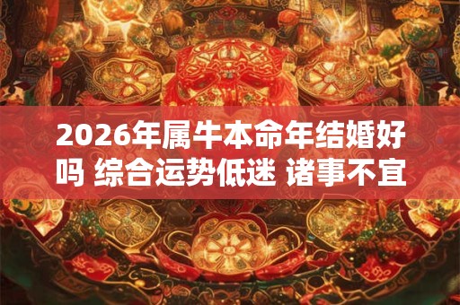 2026年属牛本命年结婚好吗 综合运势低迷 诸事不宜