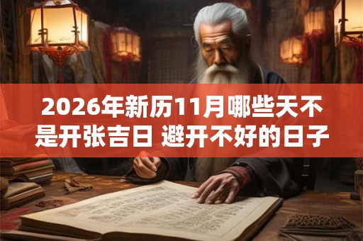 2026年新历11月哪些天不是开张吉日 避开不好的日子 2026年新历11月哪些天不是开张吉日 避开不好的日子