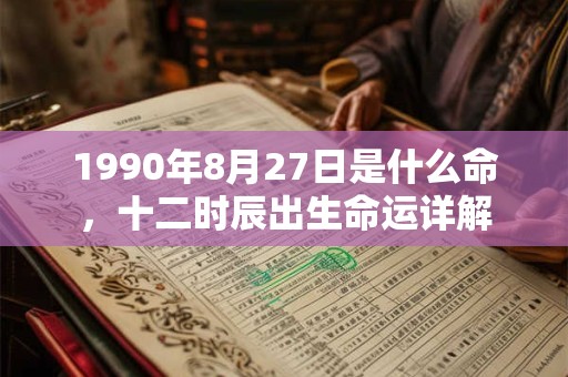 1990年8月27日是什么命,十二时辰出生命运详解 1990年8月27日是什么命,十二时辰出生命运详解