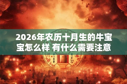 2026年农历十月生的牛宝宝怎么样 有什么需要注意的 2026年农历十月生的牛宝宝怎么样 有什么需要注意的
