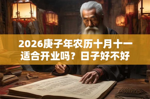 2026庚子年农历十月十一适合开业吗？日子好不好