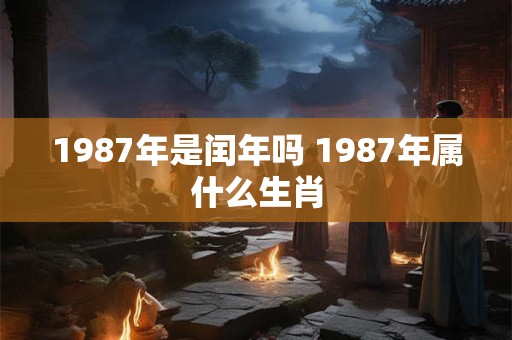 1987年是闰年吗 1987年属什么生肖 1987年是闰年吗 1987年属什么生肖