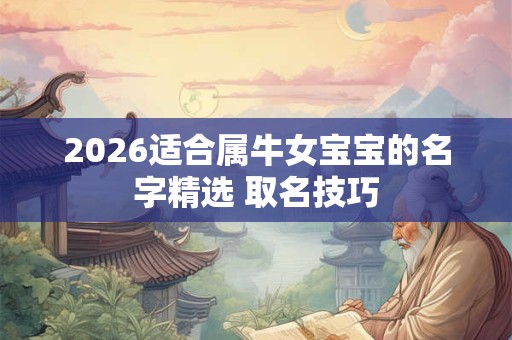 2026适合属牛女宝宝的名字精选 取名技巧