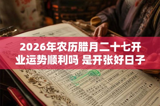 2026年农历腊月二十七开业运势顺利吗 是开张好日子吗 2026年农历腊月二十七开业运势顺利吗 是开张好日子吗