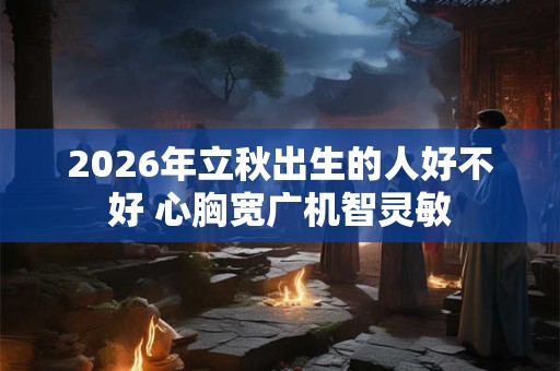 2026年立秋出生的人好不好 心胸宽广机智灵敏 2026年立秋出生的人好不好 心胸宽广机智灵敏