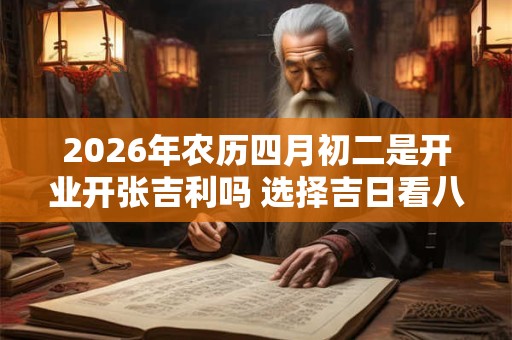 2026年农历四月初二是开业开张吉利吗 选择吉日看八字 2026年农历四月初二是开业开张吉利吗 选择吉日看八字