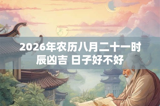 2026年农历八月二十一时辰凶吉 日子好不好