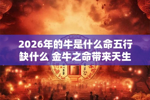2026年的牛是什么命五行缺什么 金牛之命带来天生富贵