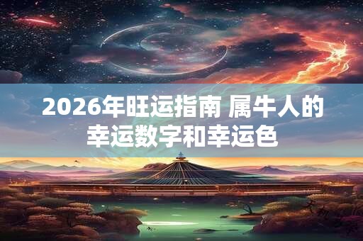 2026年旺运指南 属牛人的幸运数字和幸运色 2026年旺运指南 属牛人的幸运数字和幸运色