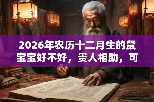 2026年农历十二月生的鼠宝宝好不好,贵人相助,可享富贵之命 2026年农历十二月生的鼠宝宝好不好,贵人相助,可享富贵之命
