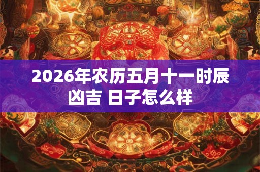 2026年农历五月十一时辰凶吉 日子怎么样 2026年农历五月十一时辰凶吉 日子怎么样