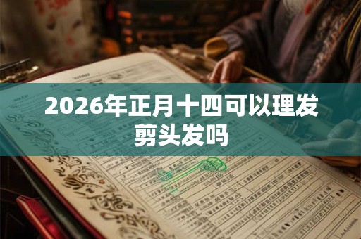 2026年正月十四可以理发剪头发吗 2026年正月十四可以理发剪头发吗