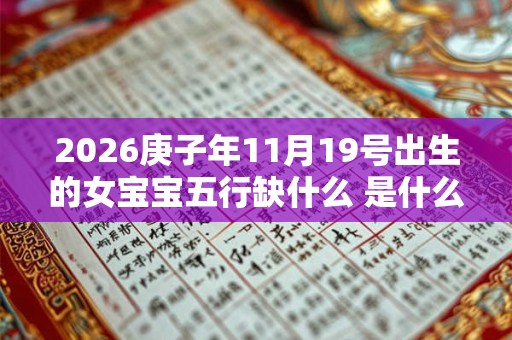 2026庚子年11月19号出生的女宝宝五行缺什么 是什么命